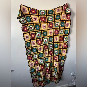 Granny Square Crochet Blanket